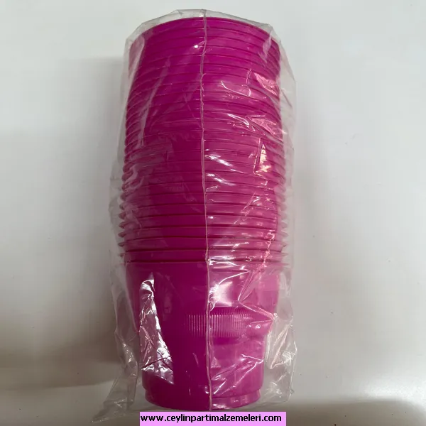 Plastik Bardak Pembe